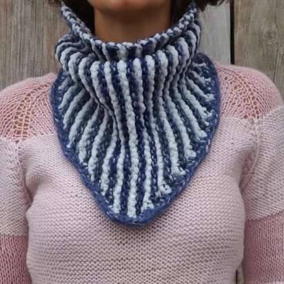 Striped Bandana Cowl