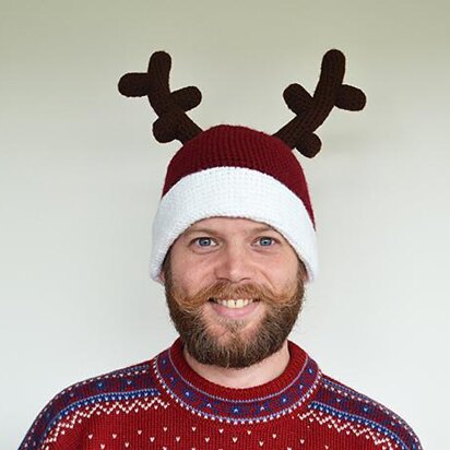 Super Festive Reindeer Hat!