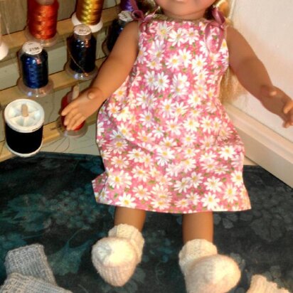 EZ Tube Socks for 18-inch Dolls - knitting pattern