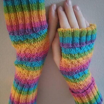 Rainbow Mitts