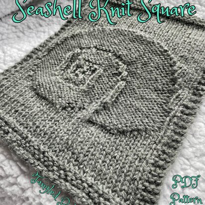 Seashell Knit Square