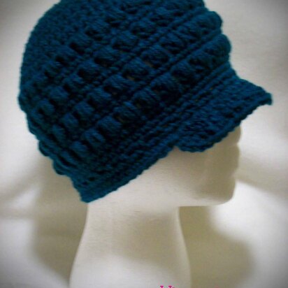 Puff Newsboy Beanie