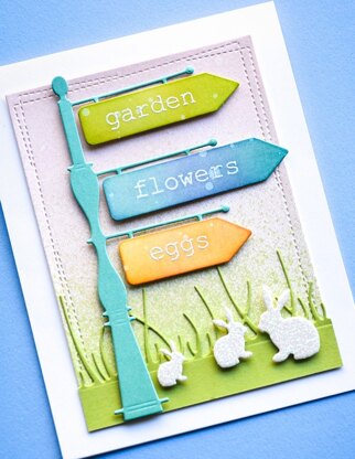 Memory Box Dies - Old Fashioned Sign Post