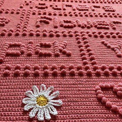 If Mothers were Flowers One-piece Crochet Blanket