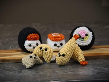 Sushi Amigurumi Food Bundle