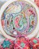 Dropcloth Samplers Paisley Printed Embroidery Kit - 10in x 10in