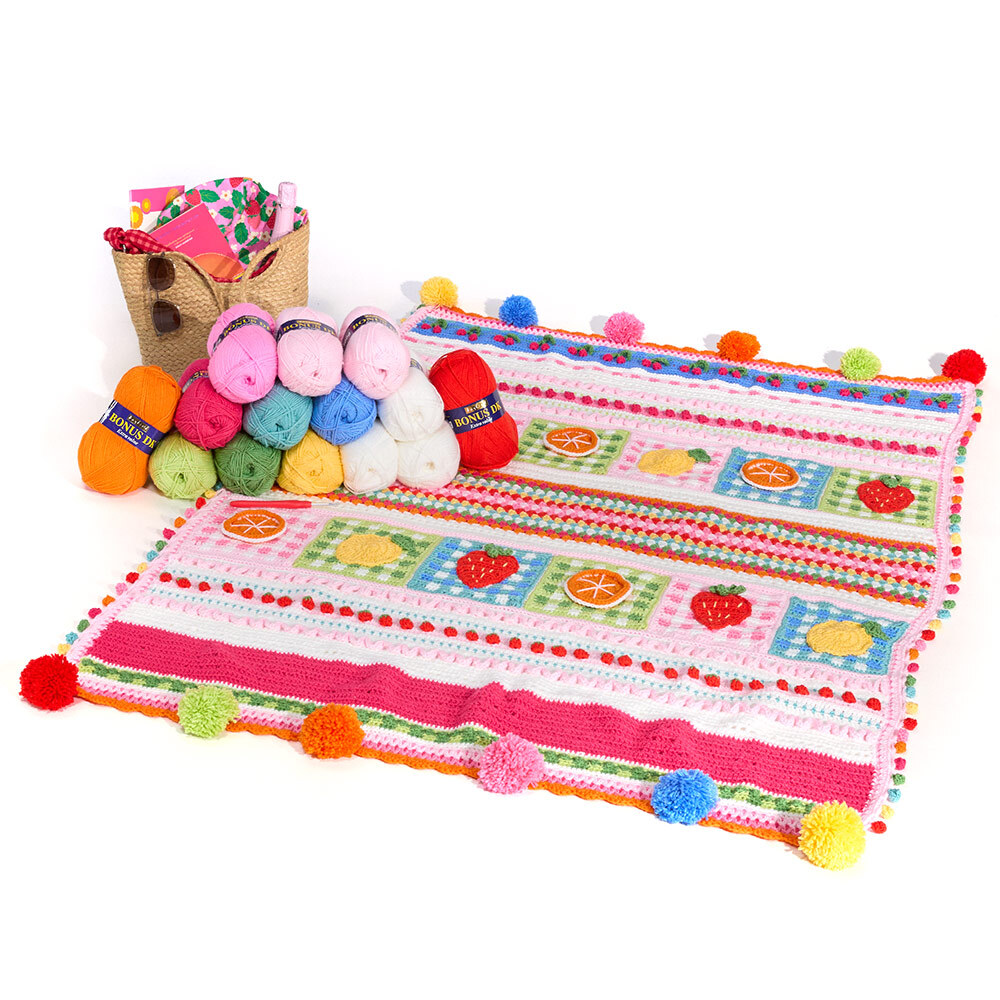 Sirdar Summer Picnic Blanket CAL - Crochet Along - view 5