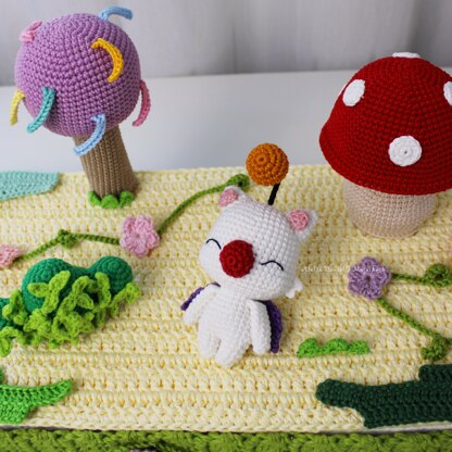 ✨ Moogle Amigurumi Pattern – Final Fantasy Inspired Fanart (PDF Crochet Pattern) ✨