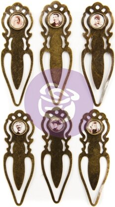 Prima Marketing Prima Art Daily Planner Bookmark Clips 6/Pkg - Vintage