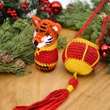 Lunar New Year Lantern Tiger