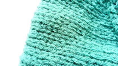 Slouchy merino green hat