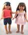 Summer Fun Wear, Knitting Patterns fit American Girl and other 18-Inch Dolls
