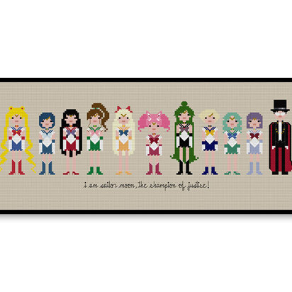 Sailor Moon - PDF Cross Stitch Pattern