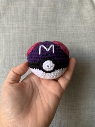 Pokeball Amigurumi: Regular, Master and Premier Balls