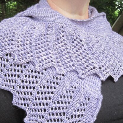 Easy Loch Katrine Shawlette