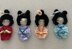 Kokeshi Doll Applique