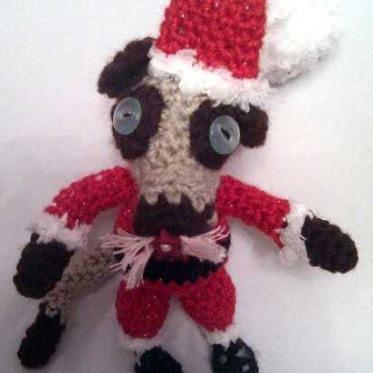 Santa Meerkat Crochet Pattern