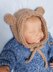 Baby Bear Knit Bonnet 0-12m