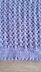 Picot and Lace Pram & Cot Blanket