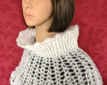 Snow Angel Cowl Poncho 12-086