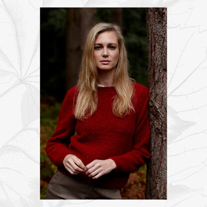 Zoe Jumper - Knitting Pattern For Women in Willow & Lark Woodland