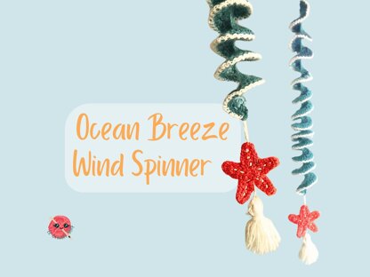Ocean Breeze Crochet Wind Spinner