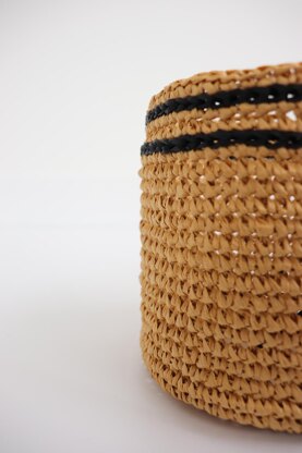 Raffia Flower Pot Sleeve