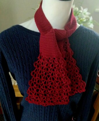 Lacy Waterfall Scarf