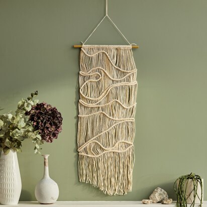 DMC Knotted Waves Macrame Kit Macramé Kit - 65 cm x 27 cm