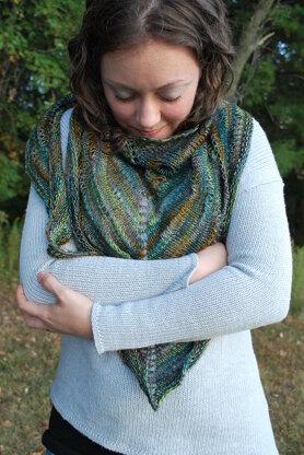 Sample Pipevine Shawlette