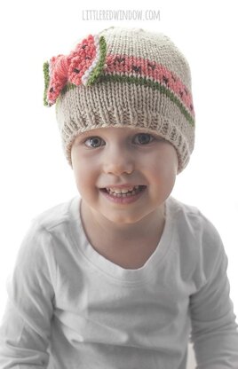 Watermelon Bow Hat