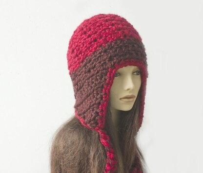 Chunky Earflap Hat, Aviator Hat