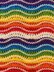 Rainbow ripple Afghan by HueLaVive