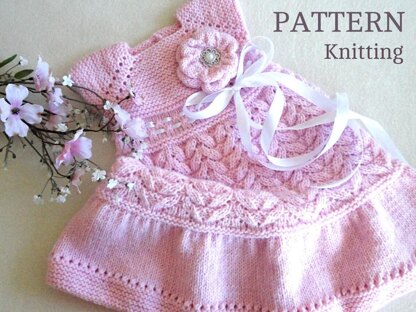 PATTERN Baby Dress Baptism by Elena Mitchell