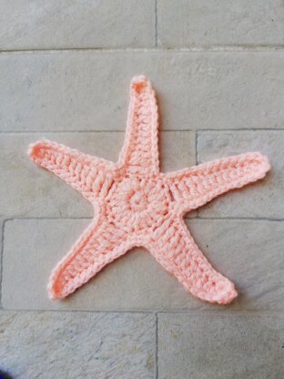 Crochet sea star pattern