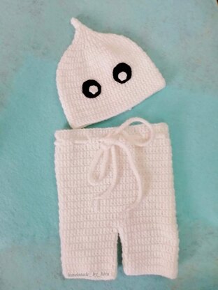 Baby Ghost Costume Crochet Pattern