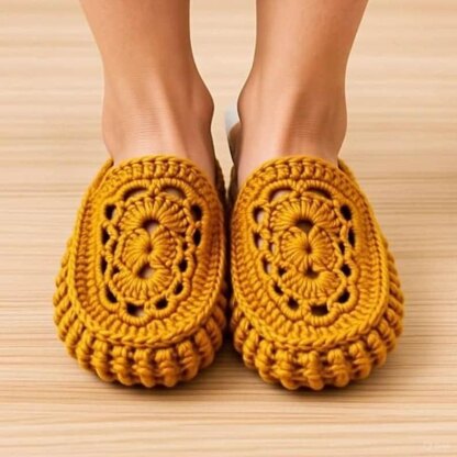 Crochet women shoes Pdf + Video Tutorial