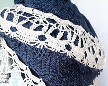 Silver Crowns Shawl