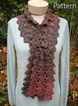 Lacy Keyhole Scarf - PA-330