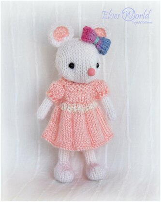 Baby girl mouse Valentine