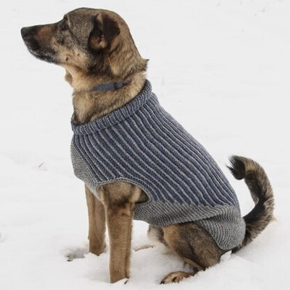 Bird Island Dog Sweater in Blue Sky Fibers Woolstok - 201610 - Downloadable PDF