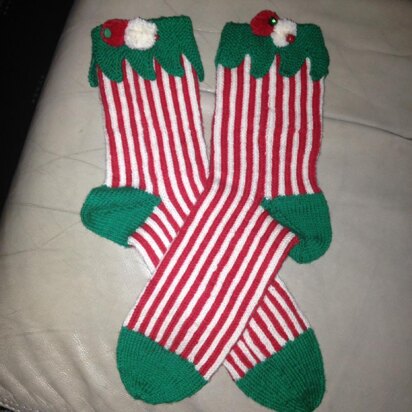 Candy Elf Socks