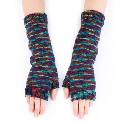 Simple Fingerless Mitts