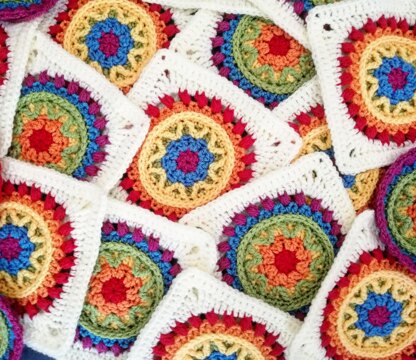 Sun Halos Square Blanket