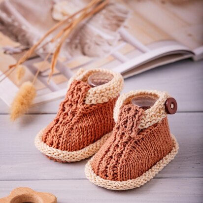 Baby booties "My Little Bear"