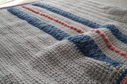 Linked Hearts Baby Blanket