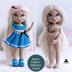 Crochet Doll Pattern - Michelle with Clothes (English PDF)
