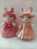 Basic Dress and Hat Set for Sylvanian Adult Rabbit, Cat, etc.
