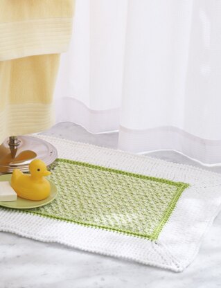 Bath Mat in Lily Sugar 'n Cream Twists - Downloadable PDF