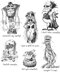 Stampers Anonymous Tim Holtz Cling Stamps 7"X8.5" - Monster Reunion